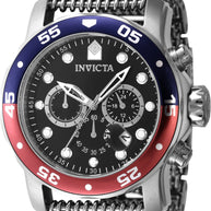 Invicta Men's 47630 Pro Diver Quartz Chronograph Black Dial Watch