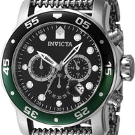 Invicta Men's 47631 Pro Diver Quartz Chronograph Black Dial Watch