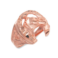 Gold Cubic Zirconia Horseshoe Ladies Ring(Available In Yellow/Rose/White Gold) (Copy)
