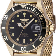 Invicta Men's 47722 Pro Diver Automatic 3 Hand Black Dial Watch
