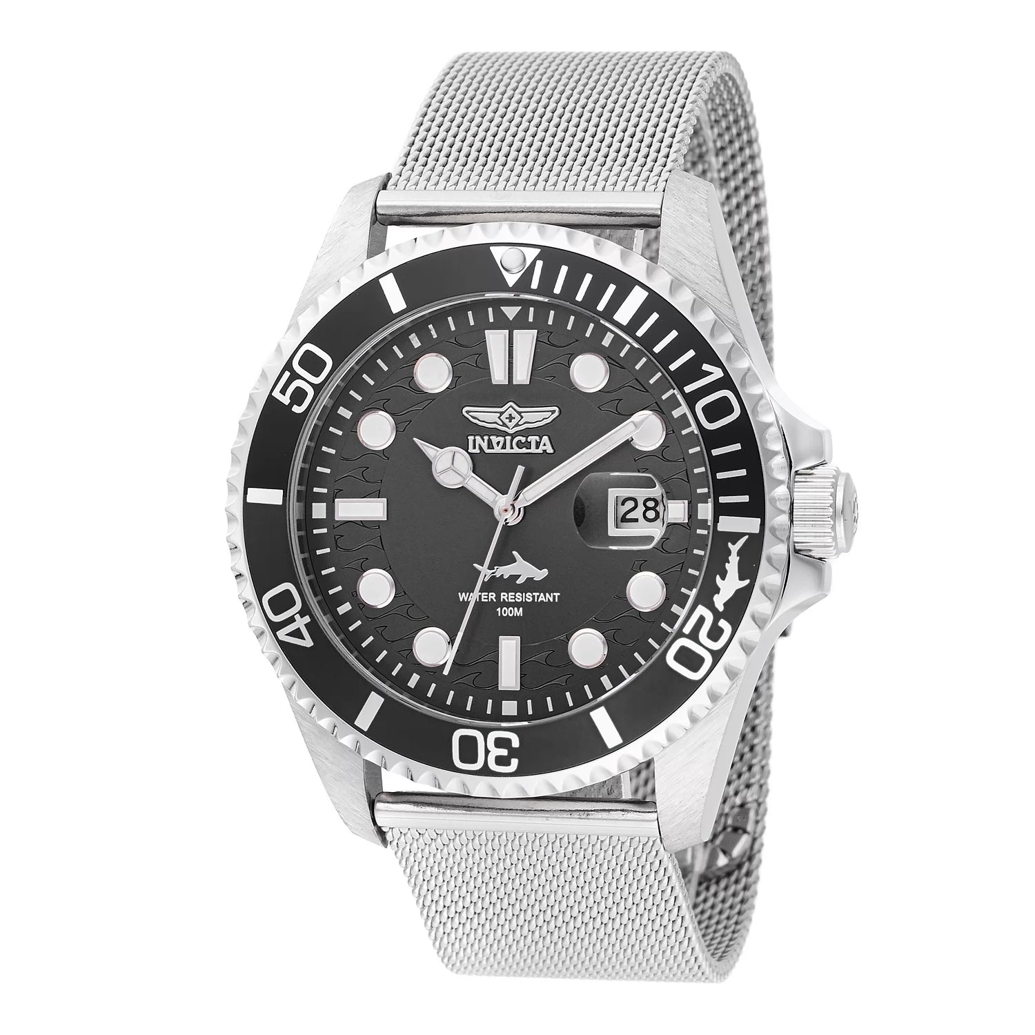 Invicta Men's 47172 Pro Diver  Quartz Multifunction Black Dial Watch