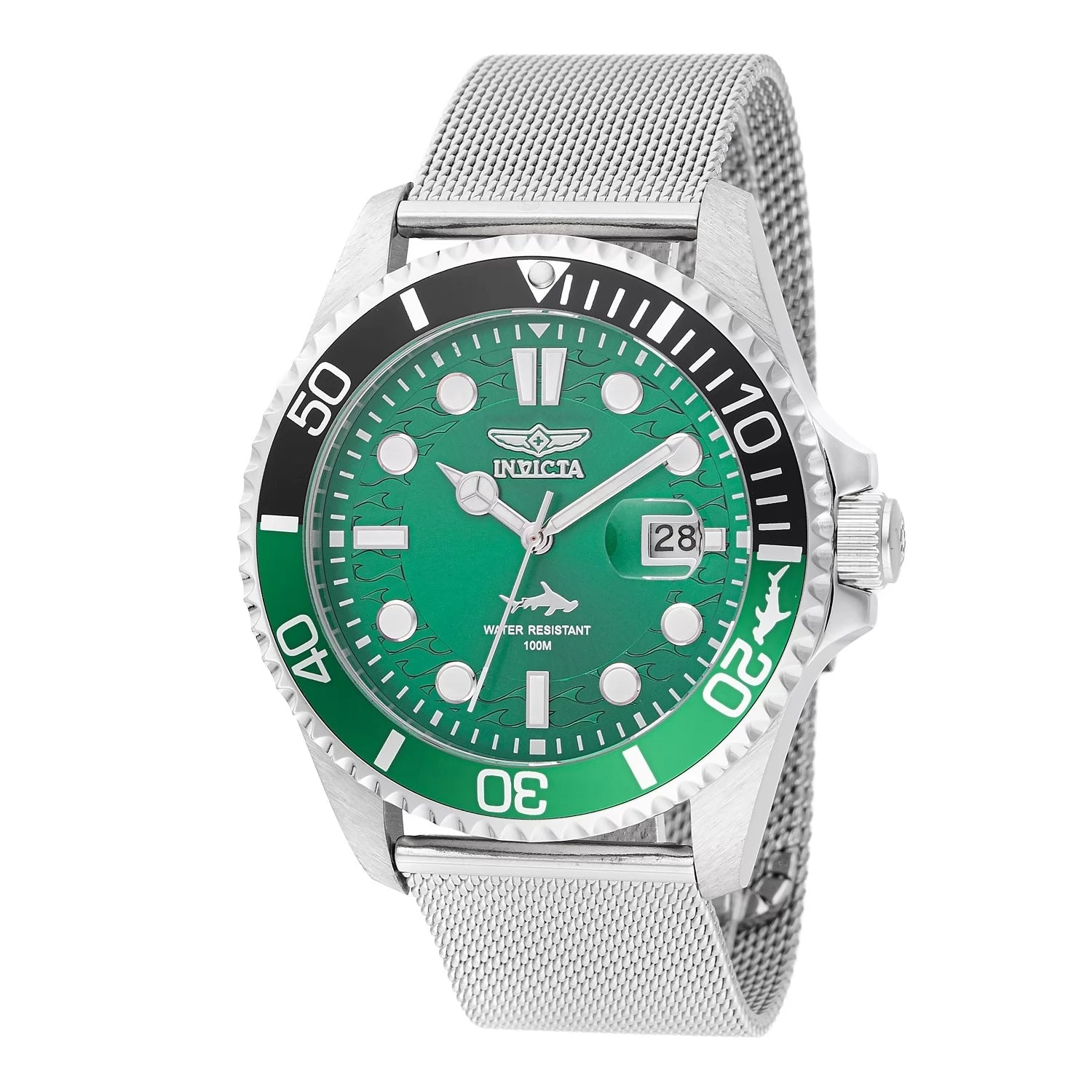 Invicta Men's 47174 Pro Diver  Quartz Multifunction Green Dial Watch