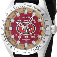 Invicta Men's 47860 NFL San Francisco 49ers Quartz Multifunction Red, Beige Dial Watch