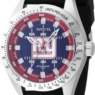 Invicta Men's 47863 NFL New York Giants Quartz Multifunction Blue, Red Dial Watch