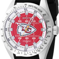 Invicta Men's 47865 NFL Kansas City Chiefs Quartz Multifunction Red, White Dial Watch