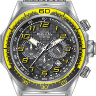 Invicta Men's 47899 Invicta Racing Quartz Chronograph Black Dial Watch