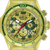 Invicta Men's 47902 Invicta Racing Quartz Chronograph Gold Dial Watch