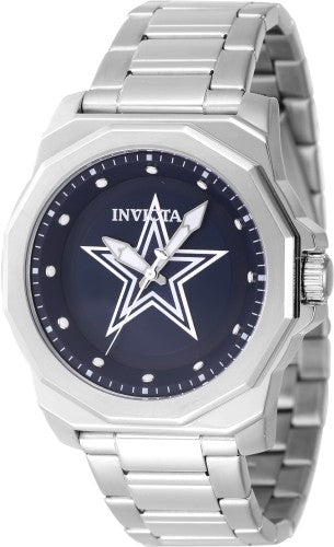 Invicta Men's 47920 NFL Dallas Cowboys Quartz 3 Hand Blue Dial Watch
