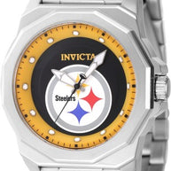 Invicta Men's 47921 NFL Pittsburgh Steelers Quartz 3 Hand Yellow Dial Watch