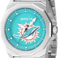 Invicta Men's 47924 NFL Miami Dolphins Quartz 3 Hand Light Blue Dial Watch