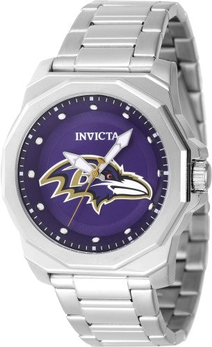 Invicta Men's 47927 NFL Baltimore Ravens Quartz 3 Hand Blue Dial Watch