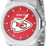 Invicta Men's 47928 NFL Kansas City Chiefs Quartz 3 Hand Red Dial Watch