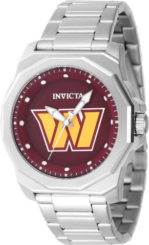 Invicta Men's 47929 NFL Washington Commanders Quartz 3 Hand Dark Red Dial Watch