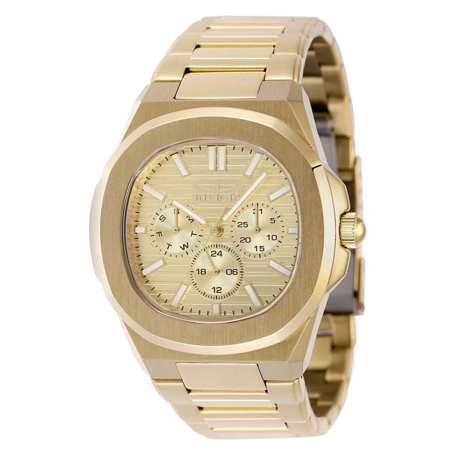 Invicta Men's 48525 Speedway Quartz Chronograph Gold Dial Watch