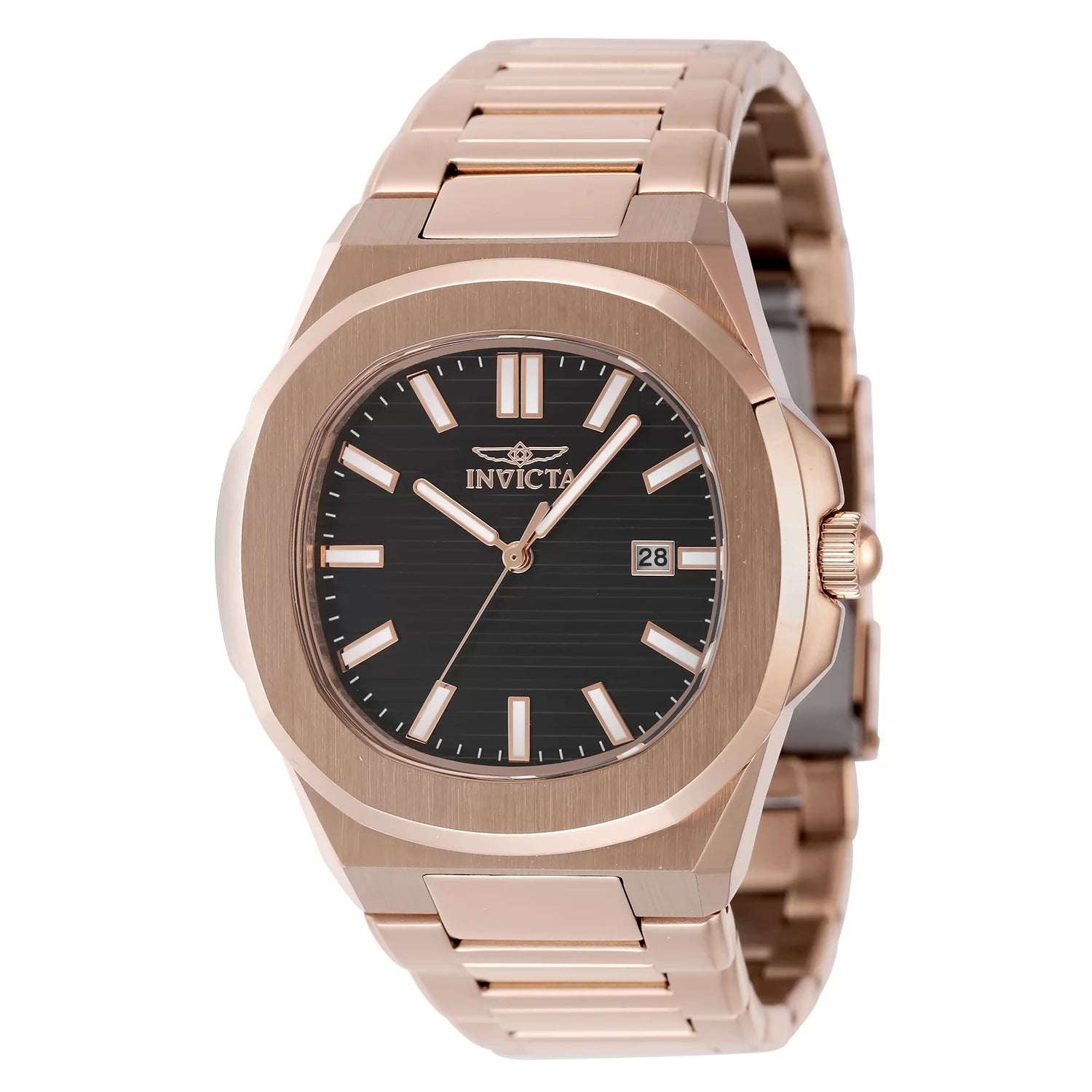 Invicta Men's 48519 Speedway Quartz 3 Hand Brown Dial Watch
