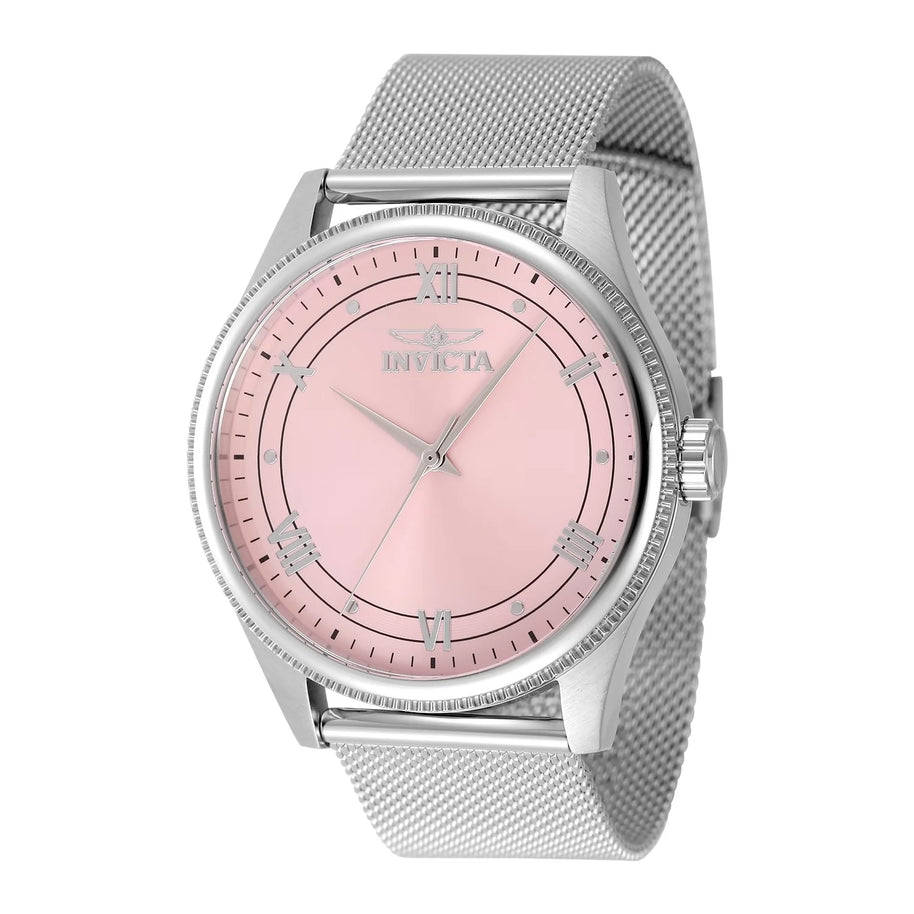 Invicta Men's 48485 Celestial Quartz 3 Hand Pink Dial Watch