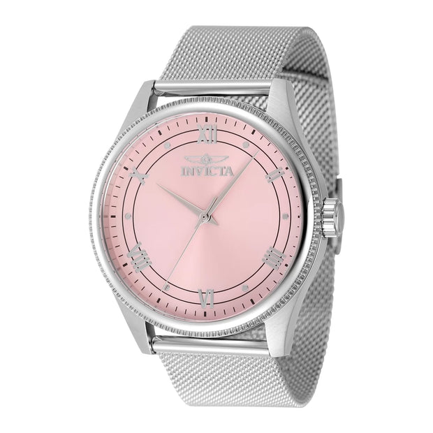 Invicta Men's 48485 Celestial Quartz 3 Hand Pink Dial Watch