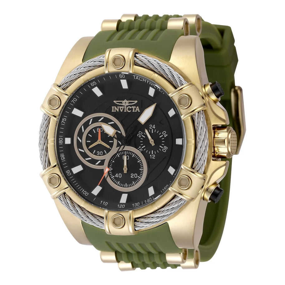 Invicta Men's 48385 Bolt Quartz VD54 Black Dial Watch