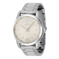 Invicta Men's 48492 Celestial Quartz 3 Hand Ivory Dial Watch