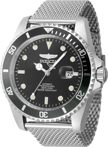 Invicta Men's 47964 Pro Diver Automatic 3 Hand Black Dial Watch