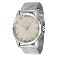 Invicta Men's 48505 Celestial Quartz 3 Hand Ivory Dial Watch