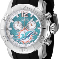 Invicta Men's 48004 NFL Miami Dolphins Quartz Chronograph Light Blue Dial Watch
