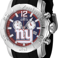 Invicta Men's 48006 NFL New York Giants Quartz Chronograph Blue Dial Watch