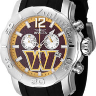 Invicta Men's 48009 NFL Washington Commanders Quartz Chronograph Dark Red Dial Watch