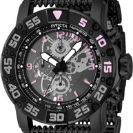 Invicta Men's 48054 Invicta Racing Quartz Multifunction Black Dial Watch