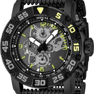 Invicta Men's 48055 Invicta Racing Quartz Multifunction Black Dial Watch