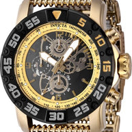 Invicta Men's 48058 Invicta Racing Quartz Multifunction Black Dial Watch