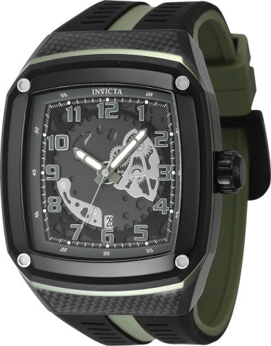 Invicta Men's 48067 Invicta Racing Quartz Multifunction Green, Gunmetal Dial Watch