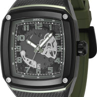 Invicta Men's 48067 Invicta Racing Quartz Multifunction Green, Gunmetal Dial Watch