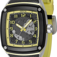 Invicta Men's 48070 Invicta Racing Quartz Multifunction Yellow, Gunmetal Dial Watch