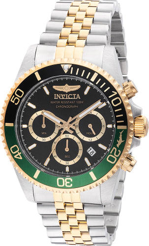 Invicta Men's 48116 Pro Diver Quartz Chronograph Black Dial Watch