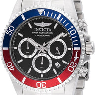 Invicta Men's 48117 Pro Diver Quartz Chronograph Black Dial Watch