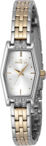 Invicta Women's 48132 Angel Quartz 3 Hand Silver Dial Watch