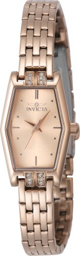 Invicta Women's 48133 Angel Quartz 3 Hand Rose Gold Dial Watch