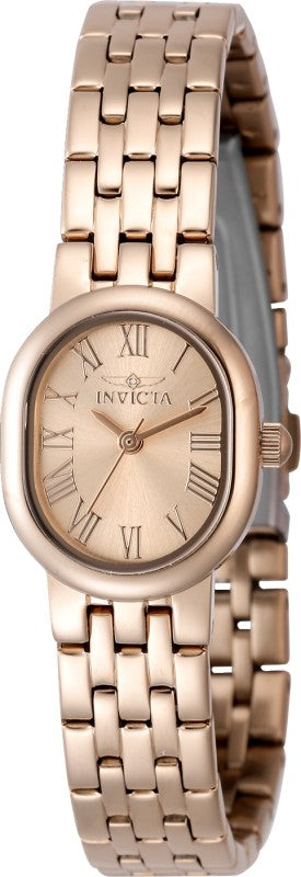 Invicta Women's 48141 Angel Quartz 3 Hand Rose Gold Dial Watch