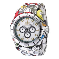 Invicta Men's 47854 Pro Diver Quartz Chronograph Green, Silver, Black Dial Watch