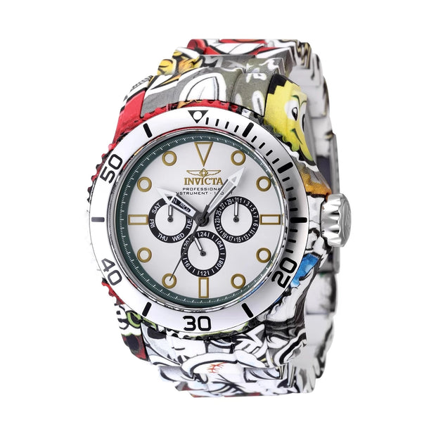 Invicta Men's 47854 Pro Diver Quartz Chronograph Green, Silver, Black Dial Watch