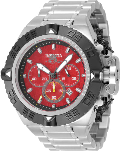 Invicta Men's 48199 Subaqua Quartz Chronograph Red, Black Dial Watch