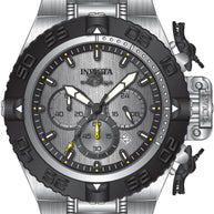 Invicta Men's 48201 Subaqua Quartz Chronograph Silver, Black Dial Watch