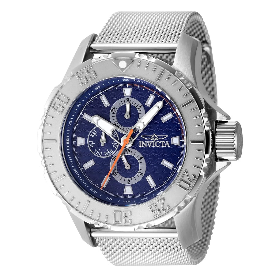 Invicta Men's 48011 Vintage Quartz VH67 Blue Dial Watch