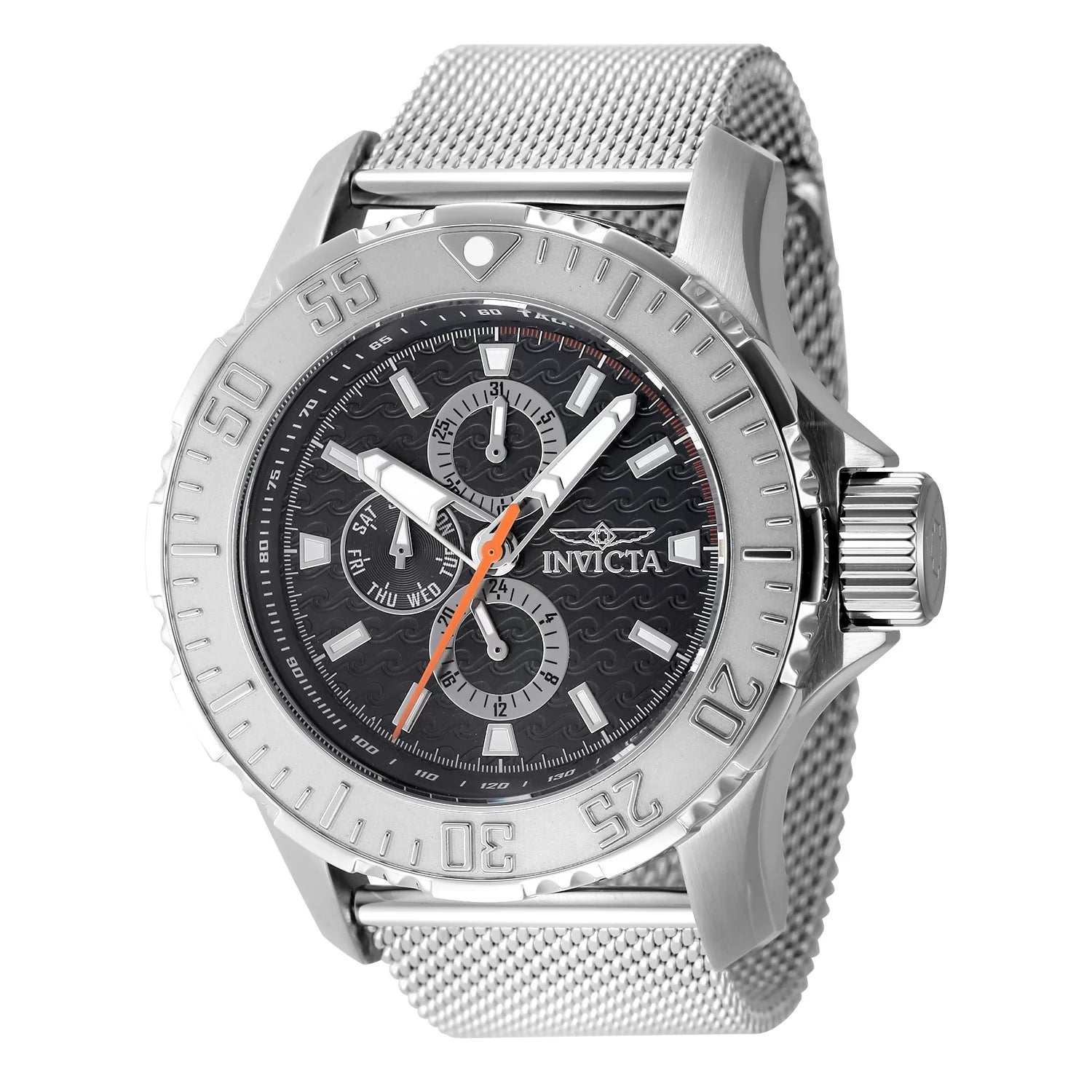 Invicta Men's 48010 Vintage Quartz VH67 Black Dial Watch