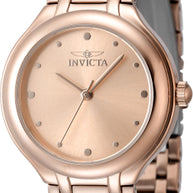 Invicta Women's 48228 Wildflower Quartz 3 Hand Rose Gold Dial Watch