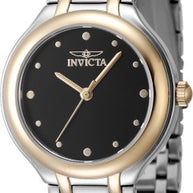 Invicta Women's 48229 Wildflower Quartz 3 Hand Black Dial Watch