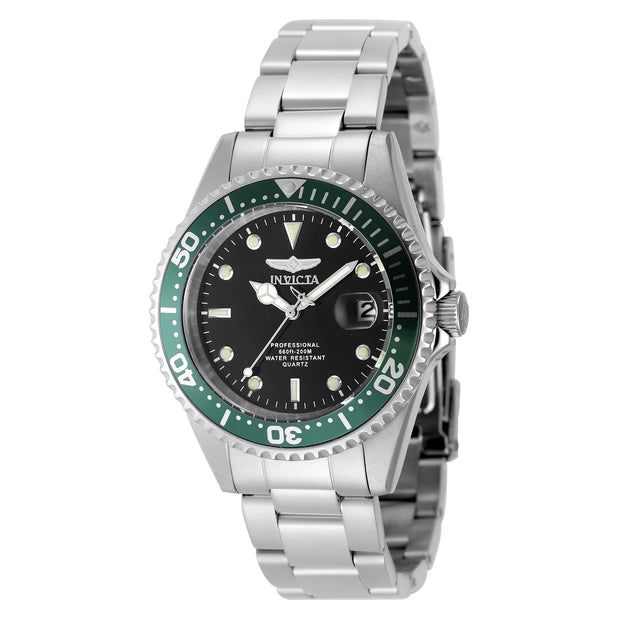 Invicta Men's 48725 Pro Diver Quartz PC32 Black Dial Watch