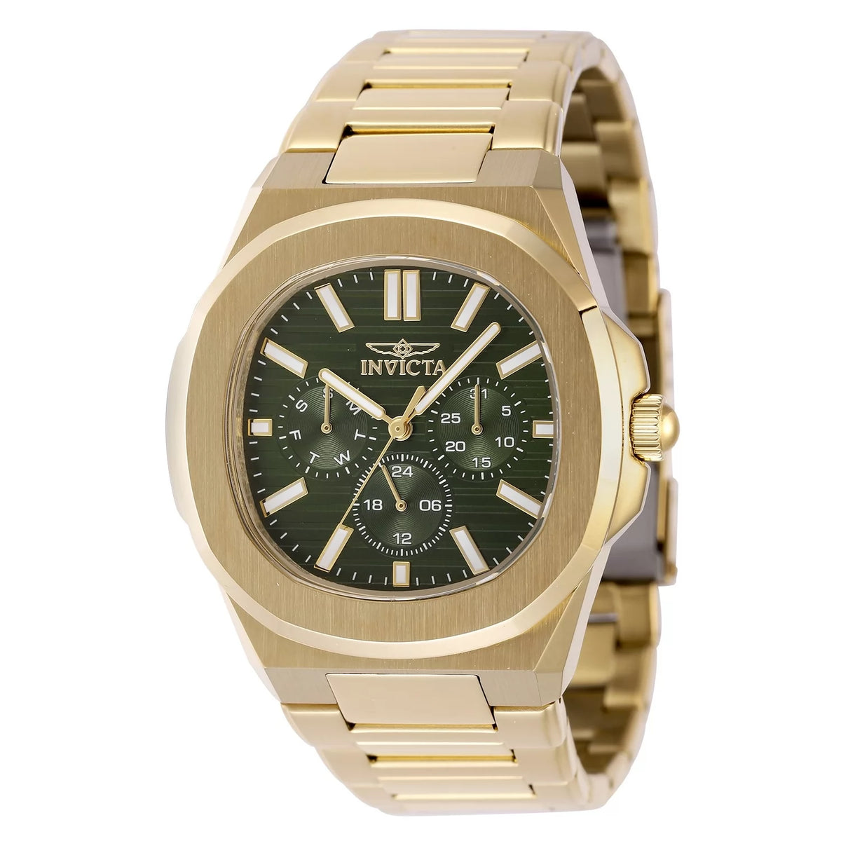Invicta Men's 48523 Speedway Quartz Chronograph Green Dial Watch