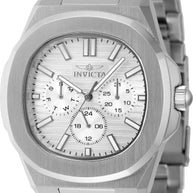 Invicta Men's 48324 Speedway Quartz 3 Hand Silver Dial Watch